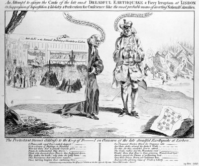 Un intento de asignar la causa del último y más terrible terremoto en Lisboa, 1755 de Thomas Kitchin